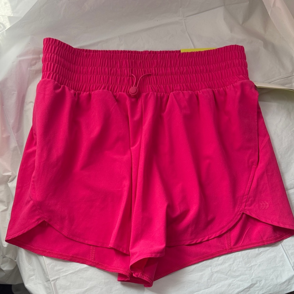 All in Motion Women's Hot Pink Athletic Shorts High Rise